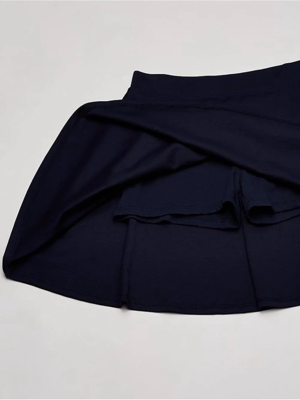 Girls uniform Jersey Skort 2 pack  — Navy & Khaki